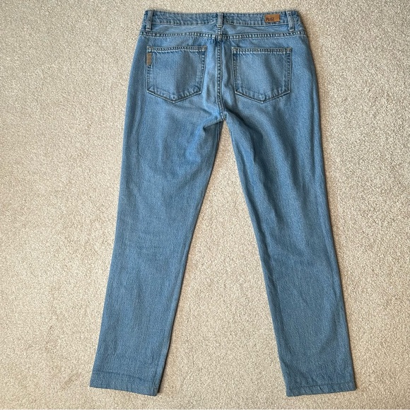 Paige Patchwork Crop Jeans, Size 27 - Picture 8 of 10